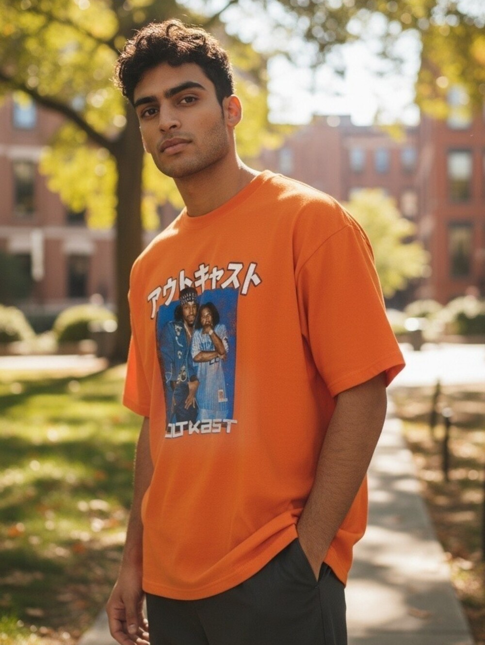 OutKast Graphic Short Sleeve Tee - Orange